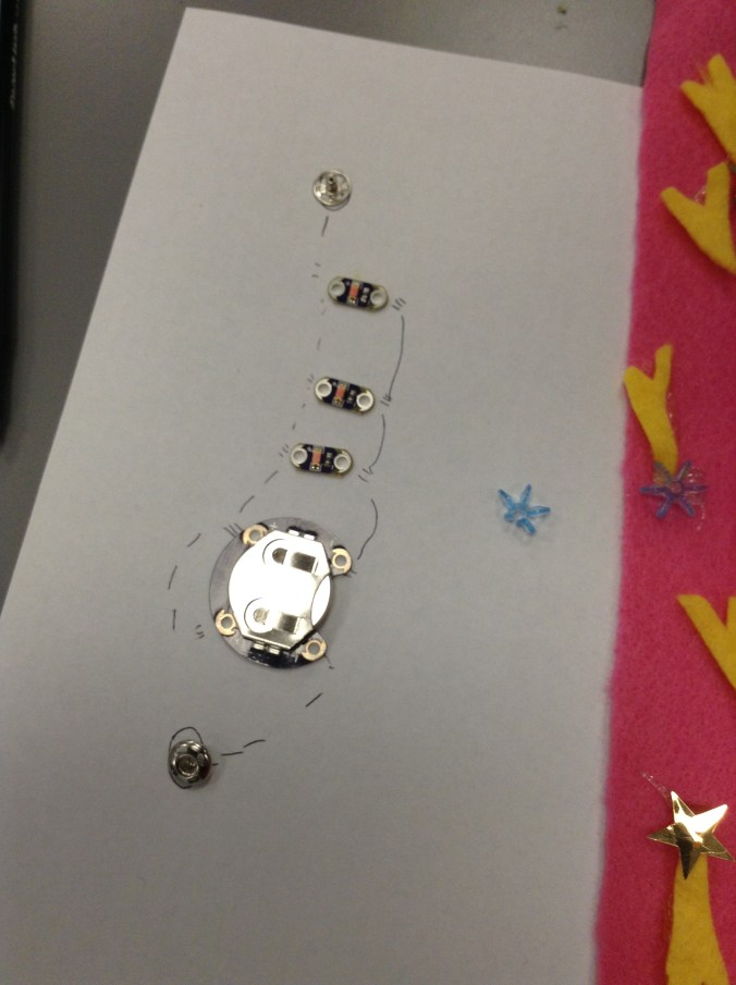 Close up of diagram with components